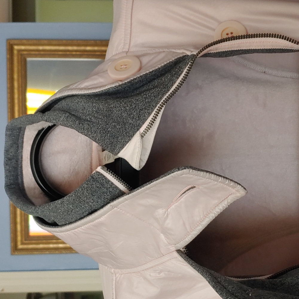 Lululemmon Pedal Power Blush Gray Fleece Jacket size 6. NWOT. - Picture 6 of 16